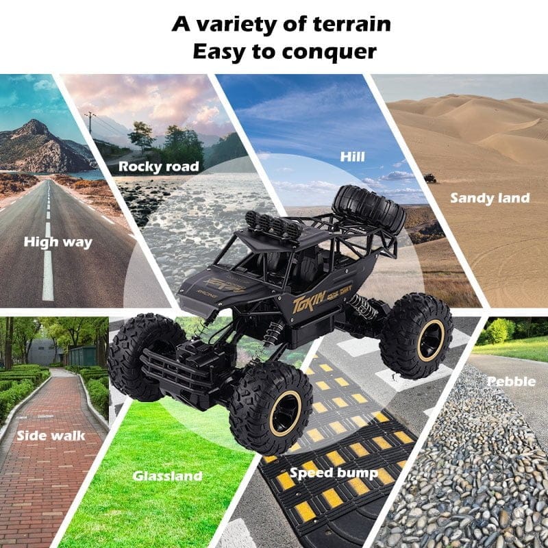 4WD RC מכונית שטח על שלט רחוק