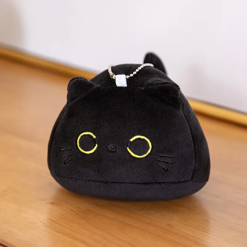 NEW Black Cat Plush Toy Soft Plushies Cute Stuffed Animal Cat Throw Pillow Doll Room Decor Kawaii Peluche Kids Birthday Gift