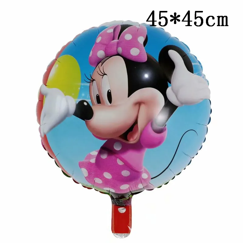 Giant Mickey Minnie Mouse Balloons Disney Cartoon Foil Balloon Baby Shower Birthday Party Decorations Kids Classic Toys Air Gift