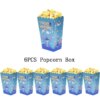 6pcs popcorn box