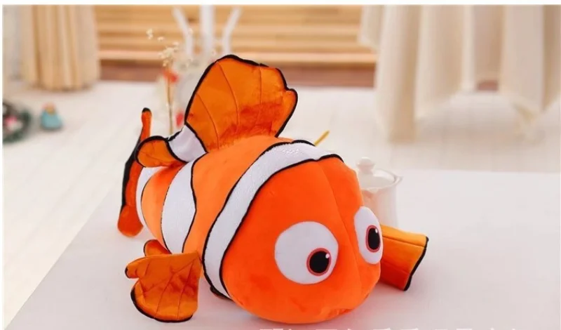 Disney Caroon Movie Finding Nemo Plush Doll Kawaii Marlin Nemo Stuffed Toy Soft Stuffed Dory Fish Doll Pillow Kids Birthday Gift