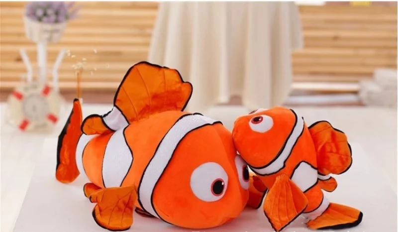 Disney Caroon Movie Finding Nemo Plush Doll Kawaii Marlin Nemo Stuffed Toy Soft Stuffed Dory Fish Doll Pillow Kids Birthday Gift