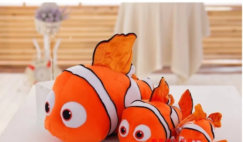 Disney Caroon Movie Finding Nemo Plush Doll Kawaii Marlin Nemo Stuffed Toy Soft Stuffed Dory Fish Doll Pillow Kids Birthday Gift