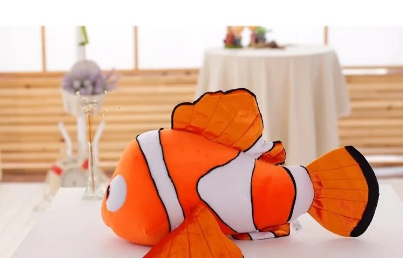 Disney Caroon Movie Finding Nemo Plush Doll Kawaii Marlin Nemo Stuffed Toy Soft Stuffed Dory Fish Doll Pillow Kids Birthday Gift