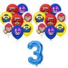 17pcs balloons