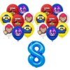 17pcs balloons