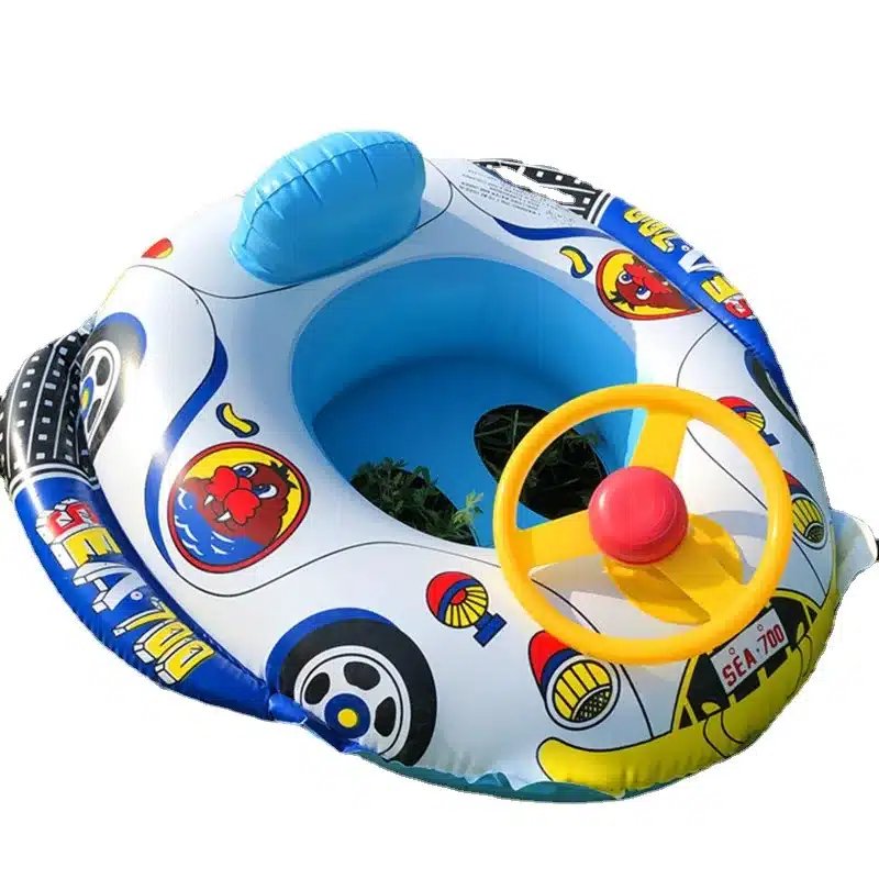 Inflatable Pool Float Swimming for Baby Car Shape