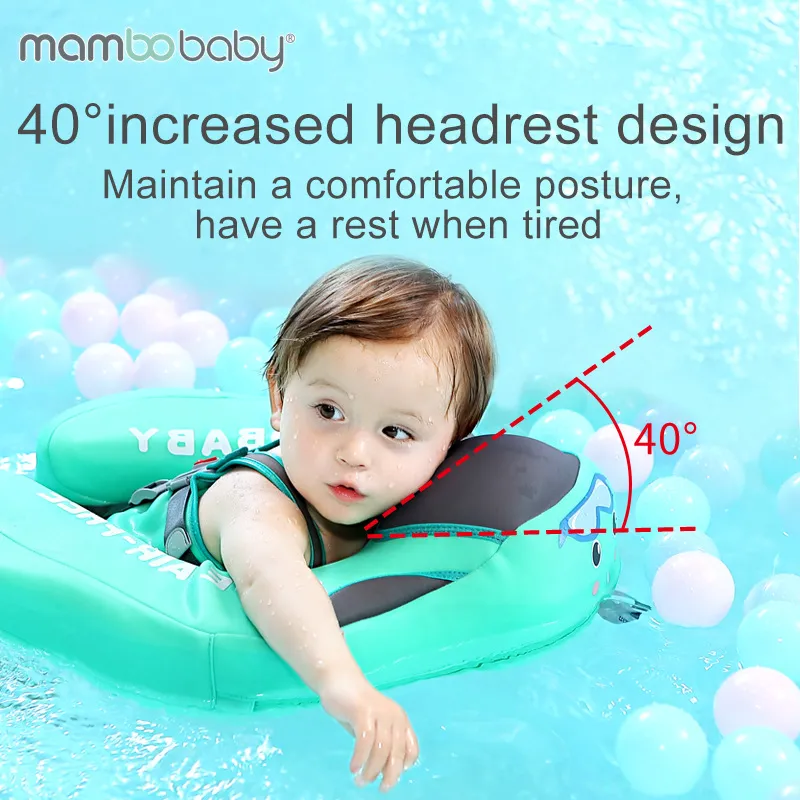 Non-Inflatable Baby Float with Canopy for Pool and Beach