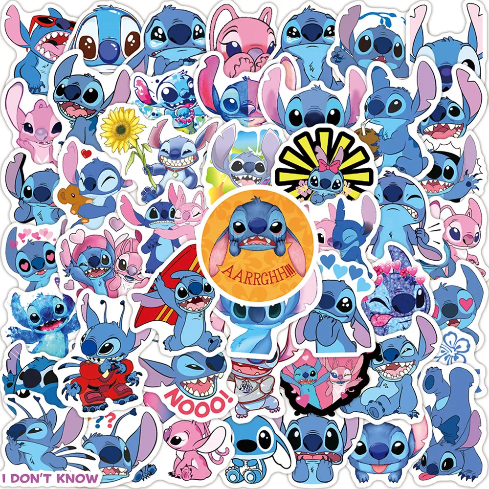 Disney Stitch and Lilo Stickers - 50/100 Units