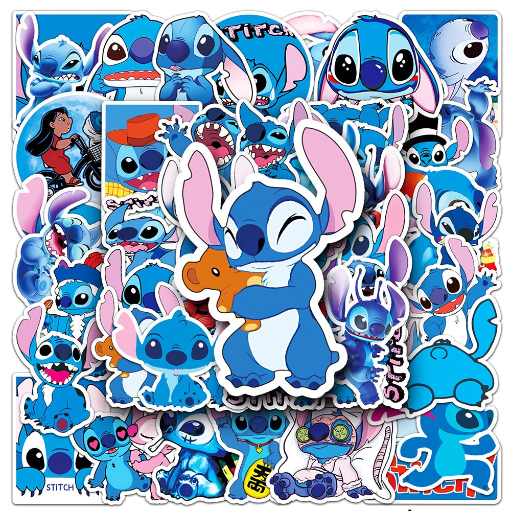 Disney Stitch and Lilo Stickers - 50/100 Units