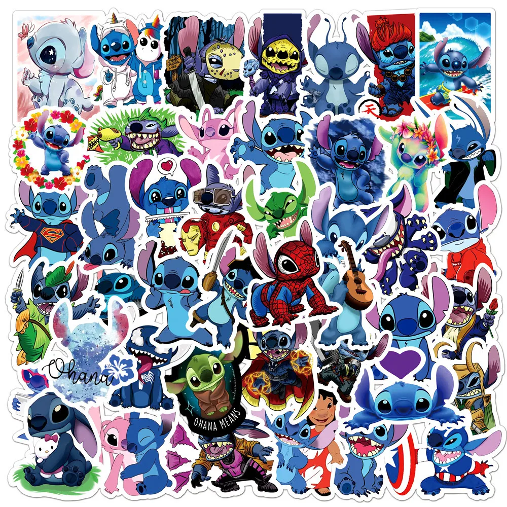 Disney Stitch and Lilo Stickers - 50/100 Units