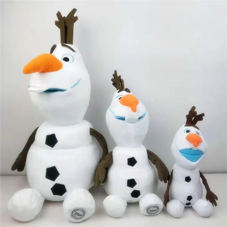 Disney movie Frozen 30cm 50cm Olaf Plush Kawaii Snow Man Cartoon Cute Plush stuffed Animal Doll Toys Kids Birthday Christma Gift