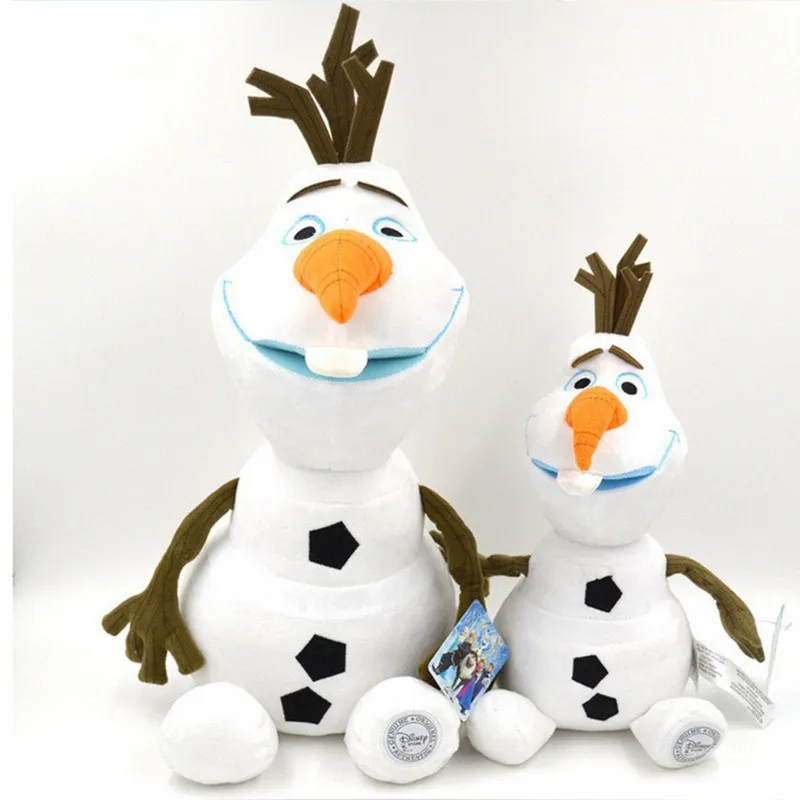 Disney movie Frozen 30cm 50cm Olaf Plush Kawaii Snow Man Cartoon Cute Plush stuffed Animal Doll Toys Kids Birthday Christma Gift