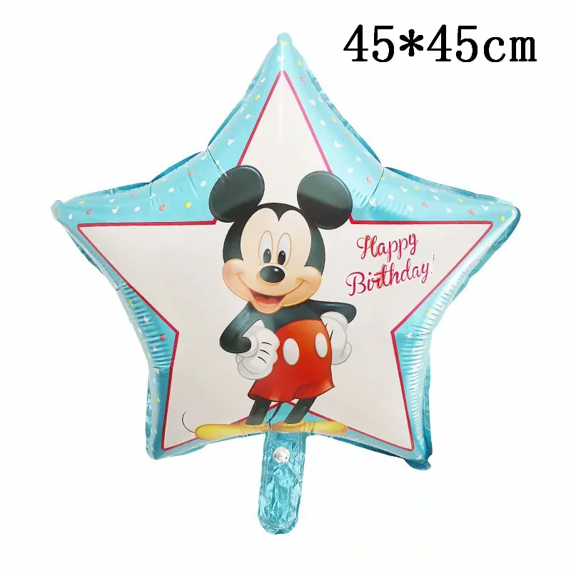 Giant Mickey Minnie Mouse Balloons Disney Cartoon Foil Balloon Baby Shower Birthday Party Decorations Kids Classic Toys Air Gift