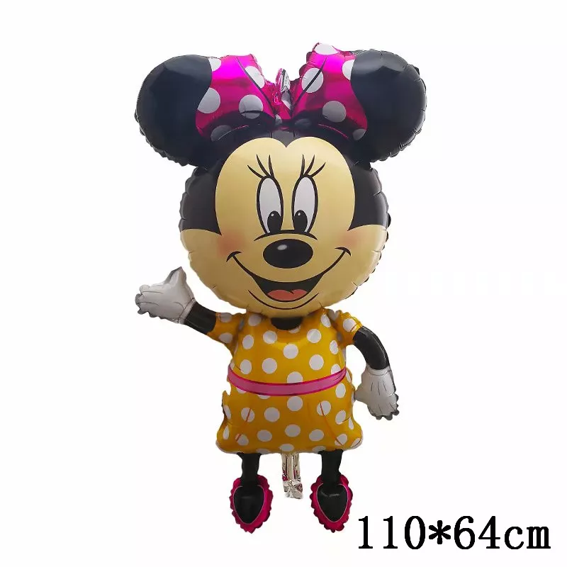 Giant Mickey Minnie Mouse Balloons Disney Cartoon Foil Balloon Baby Shower Birthday Party Decorations Kids Classic Toys Air Gift