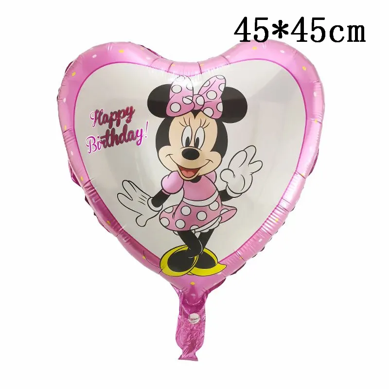 Giant Mickey Minnie Mouse Balloons Disney Cartoon Foil Balloon Baby Shower Birthday Party Decorations Kids Classic Toys Air Gift