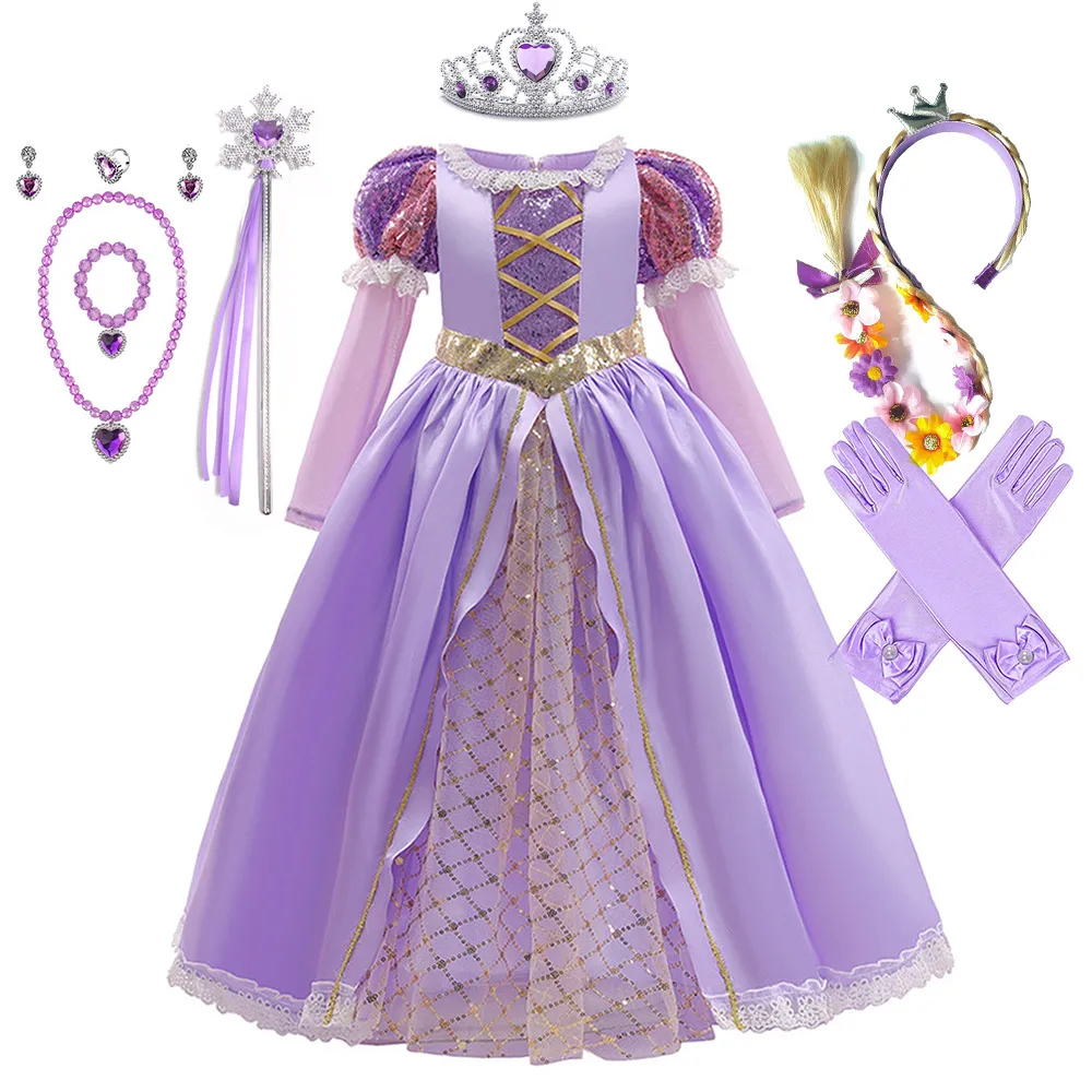 Rapunzel Costume for Girls