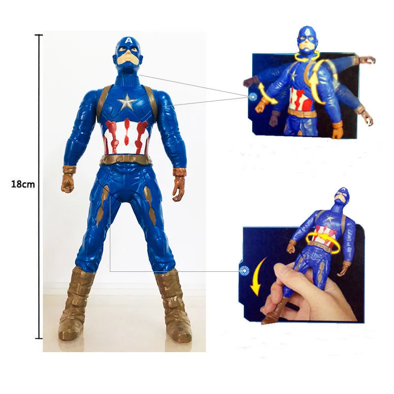 Marvel Dolls Spiderman Iron Man Captain America Hulk