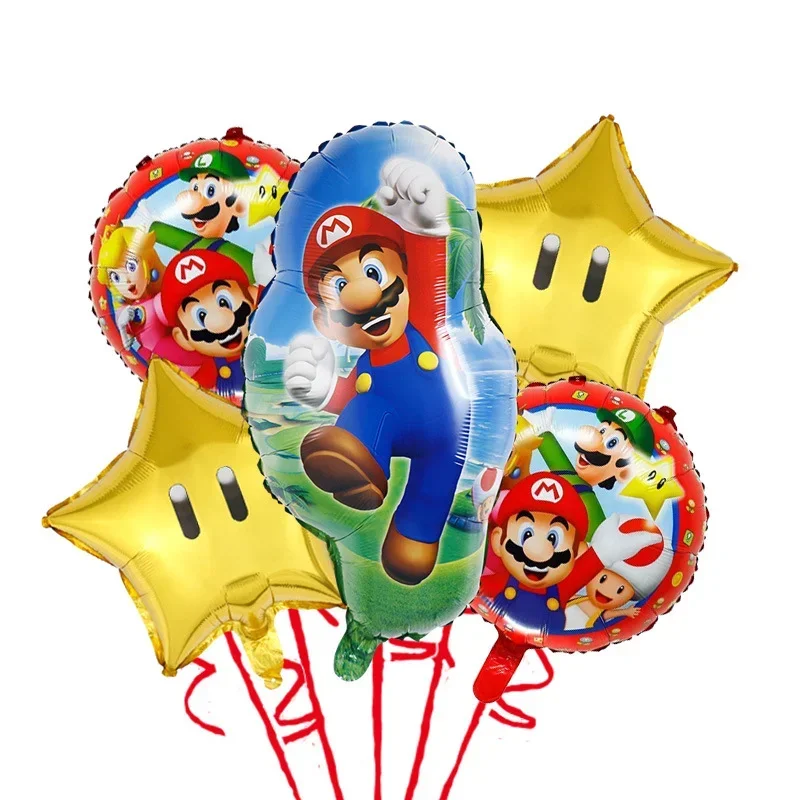 Super Mario Balloons Party Decoration