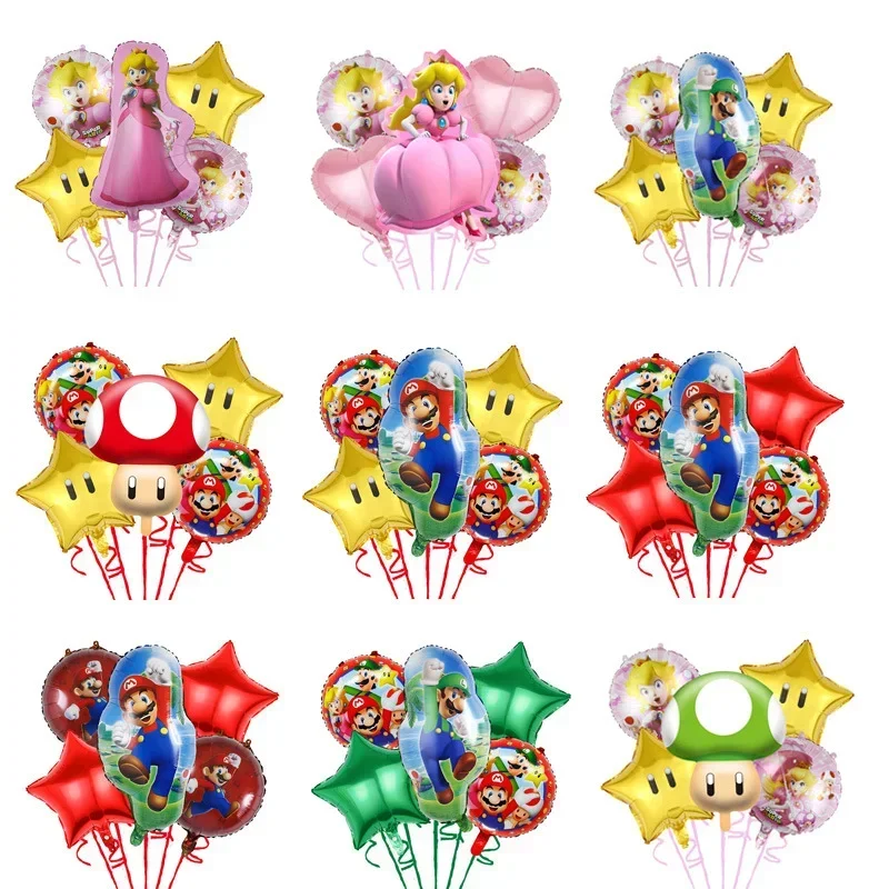 Super Mario Balloons Party Decoration