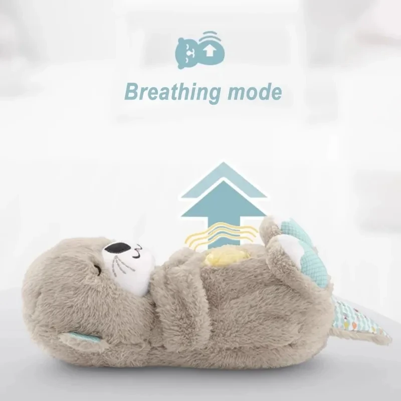 Soothing Breathing Otter Plush Toy