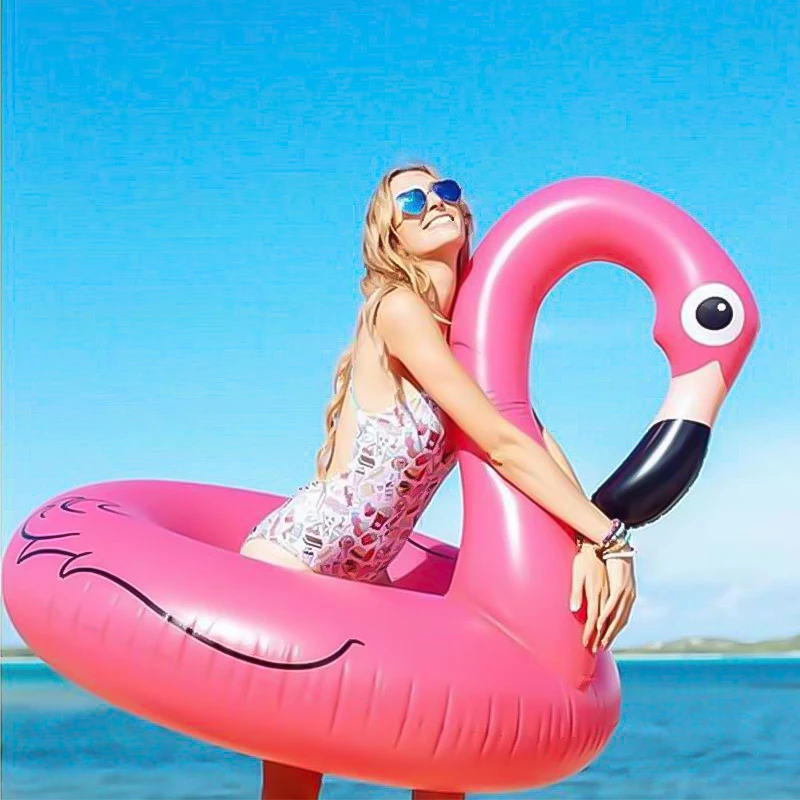 Pink Flamingo Inflatable Swimming Pool Float