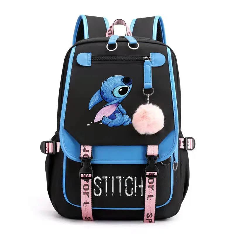 Lilo & Stitch Backpack with Built-in Phone Charging Port