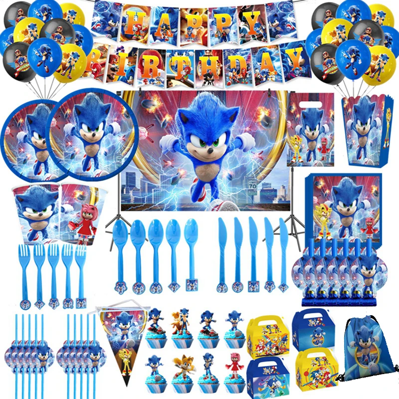 Sonic the Hedgehog Birthday Decorations
