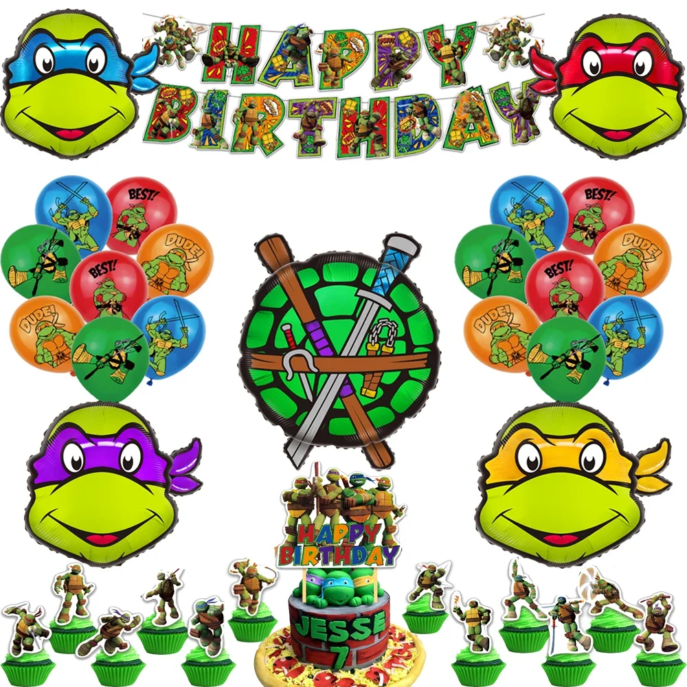 Ninja Turtles Design Birthday Equipment