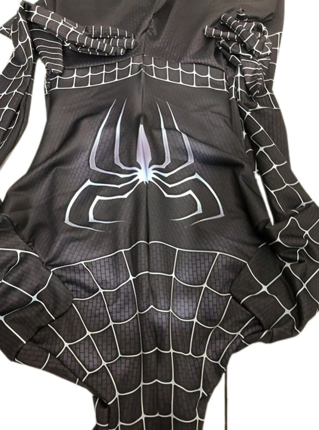 Black Spiderman costume for Kids and Adults