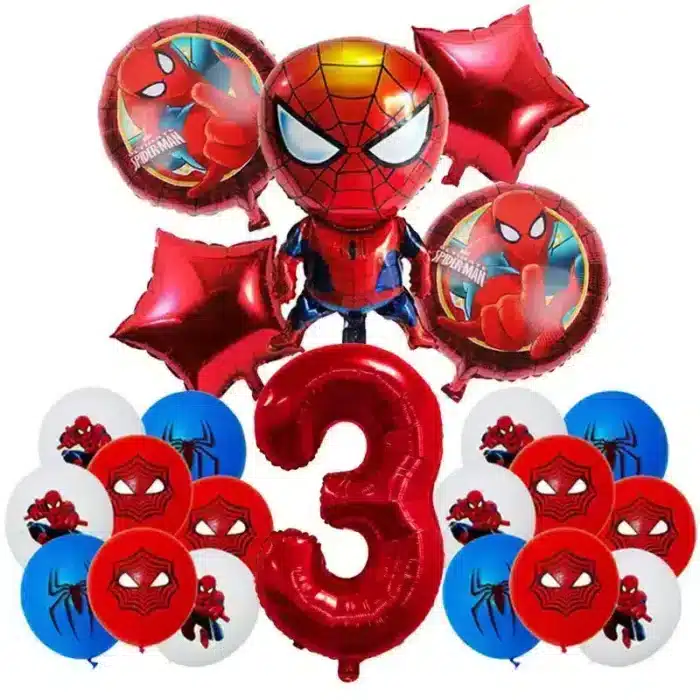 Fournitures et décorations d'anniversaire Spider Man