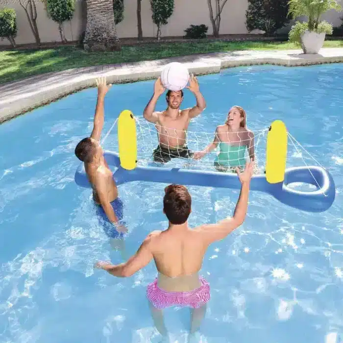 Juego de Voleibol Inflable para la Piscina