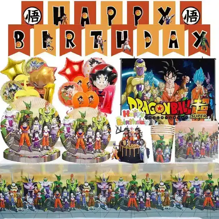 Décorations d'anniversaire Dragon Ball