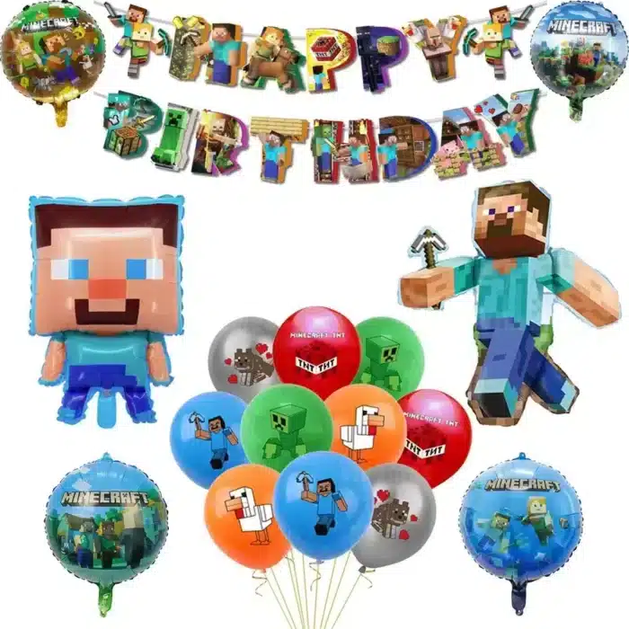 Accessoires Anniversaire Minecraft