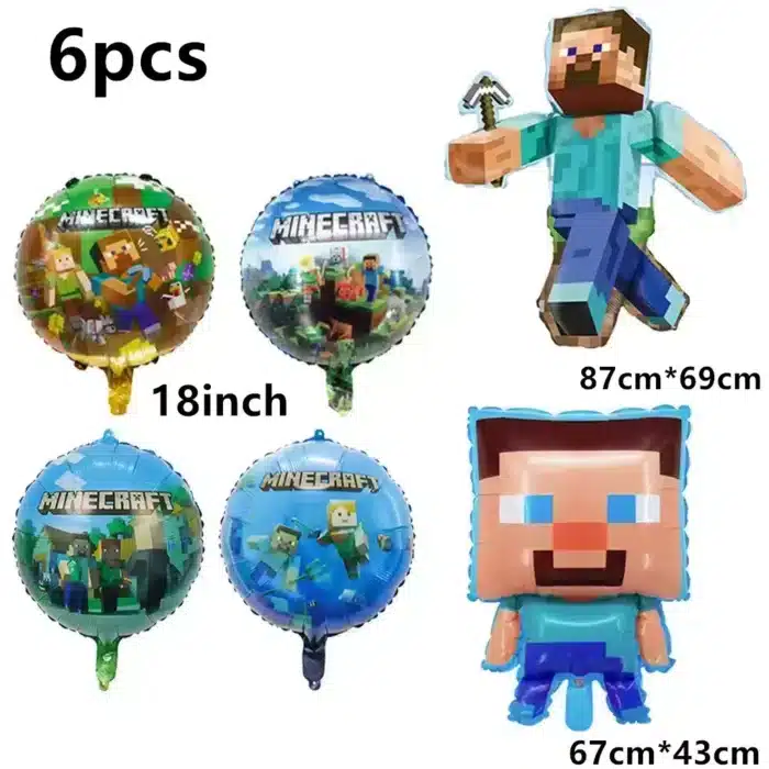 Accessoires Anniversaire Minecraft