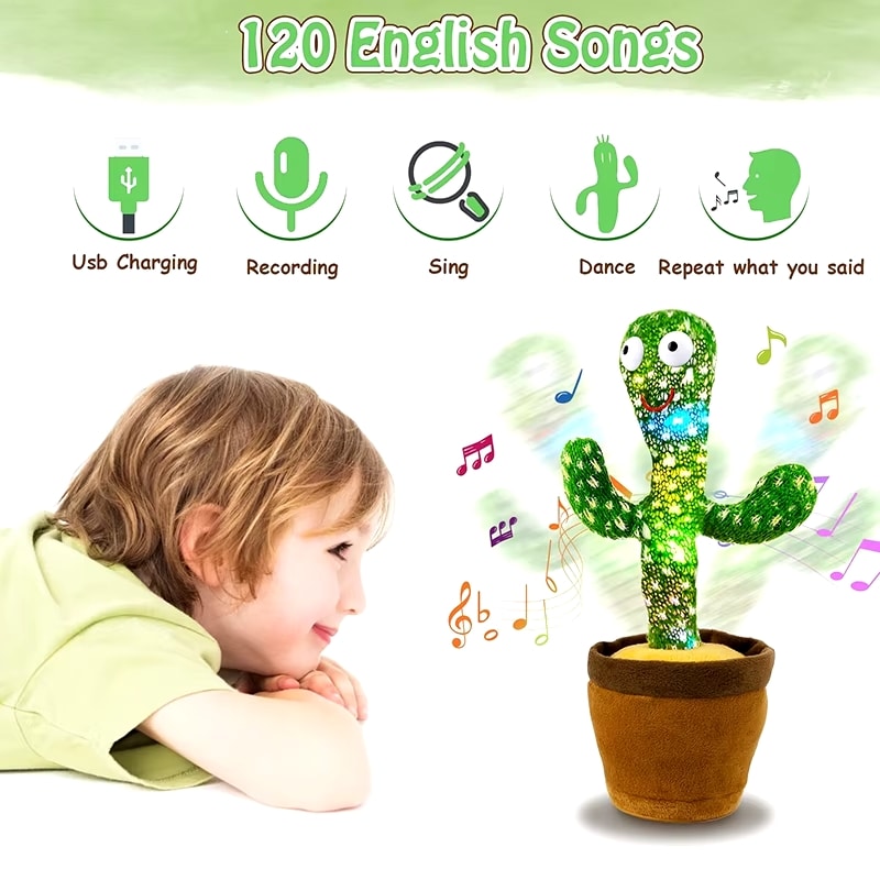 Dancing Talking Cactus Toy