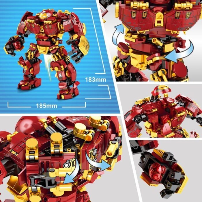 Kit de Construction Hulkbuster Iron Man de Marvel