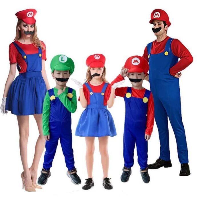 Costumes de Super Mario et Luigi   Enfants/Hommes/Femmes