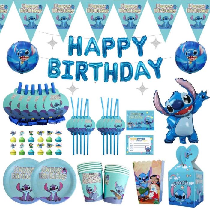 Stitch Birthday Party Decorations Supplies