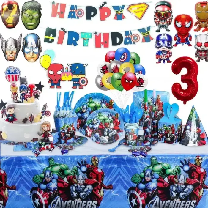 Marvel Avengers Birthday Decorations