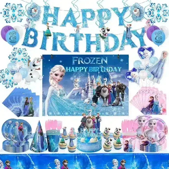 Décorations d'anniversaire Frozen