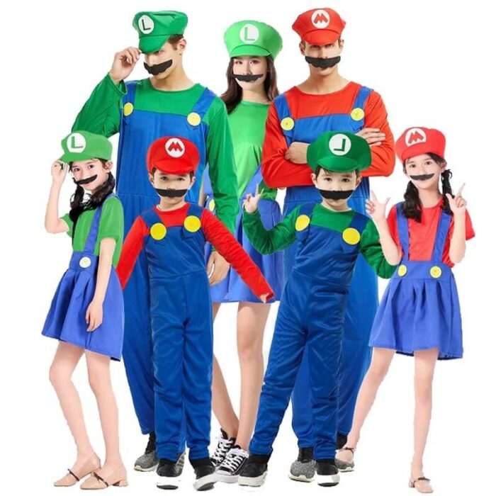 Mario and Luigi Costumes for Adults and Kids