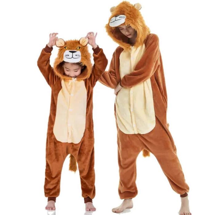 Costume de Lion pour Enfants et Adultes